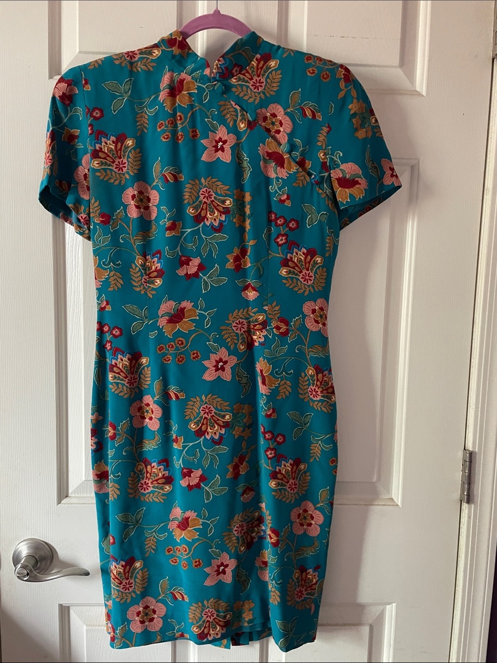VTG MAGGY LONDON SILK DRESS